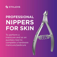 Staleks Pro Coupe-Cuticule en acier inoxydable pour durabilité