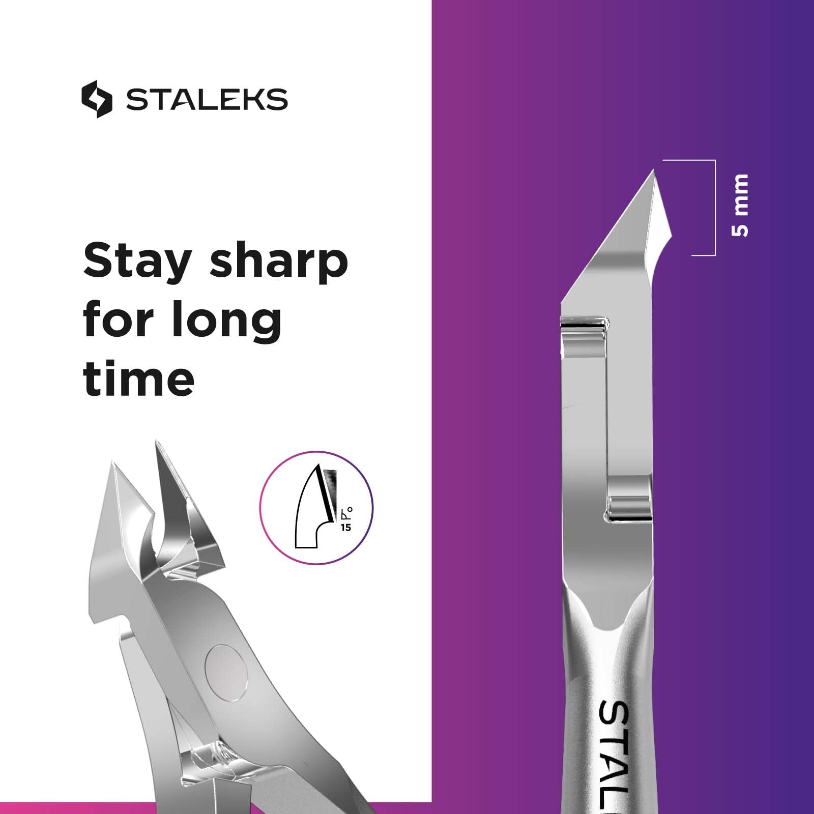Staleks Pro Coupe-Cuticule stérilisable pour l hygiène en salon