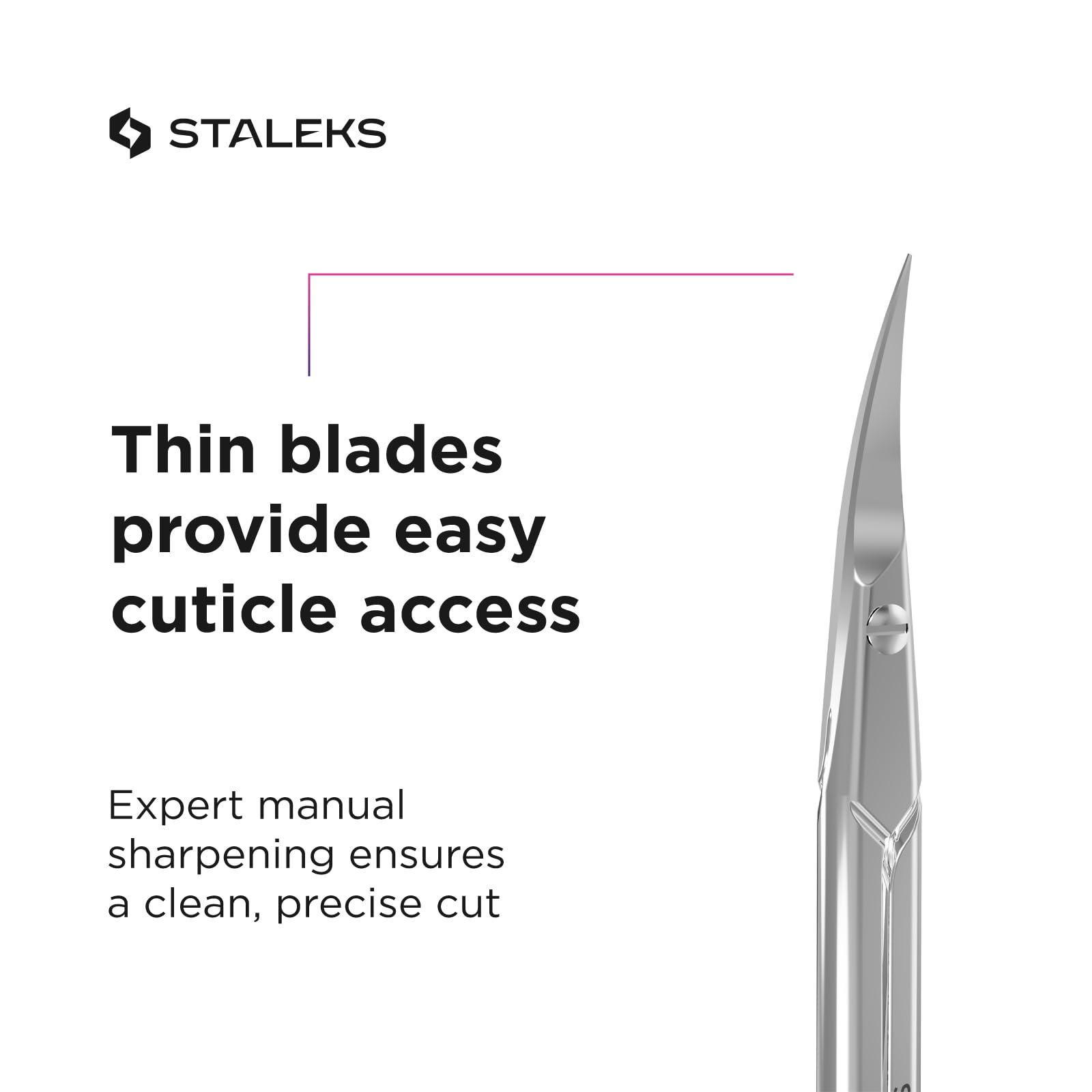 Staleks Pro Expert 11 – conçu pour gauchers avec visibilité optimisée.