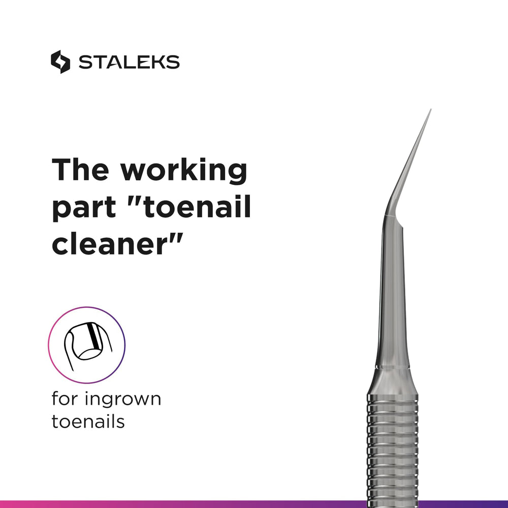 Staleks Pro Expert 20 curette pedicure facilite le nettoyage des zones difficiles