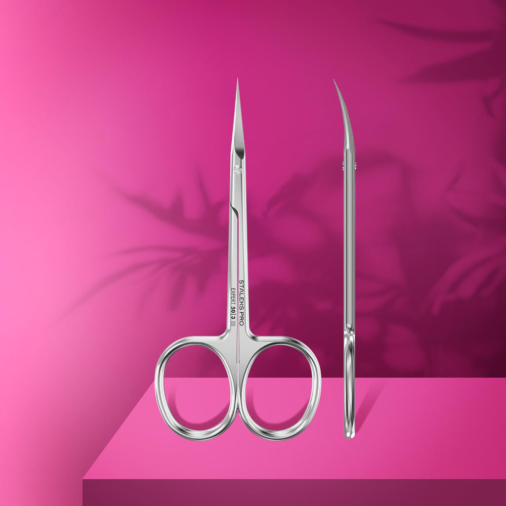 Staleks Pro Expert 50 Type 3 ciseaux-cuticule compact pratique en déplacement