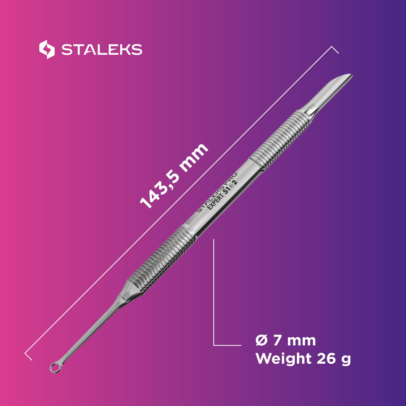 Staleks Pro EXPERT 51 outil professionnel cuticule, pour salon.