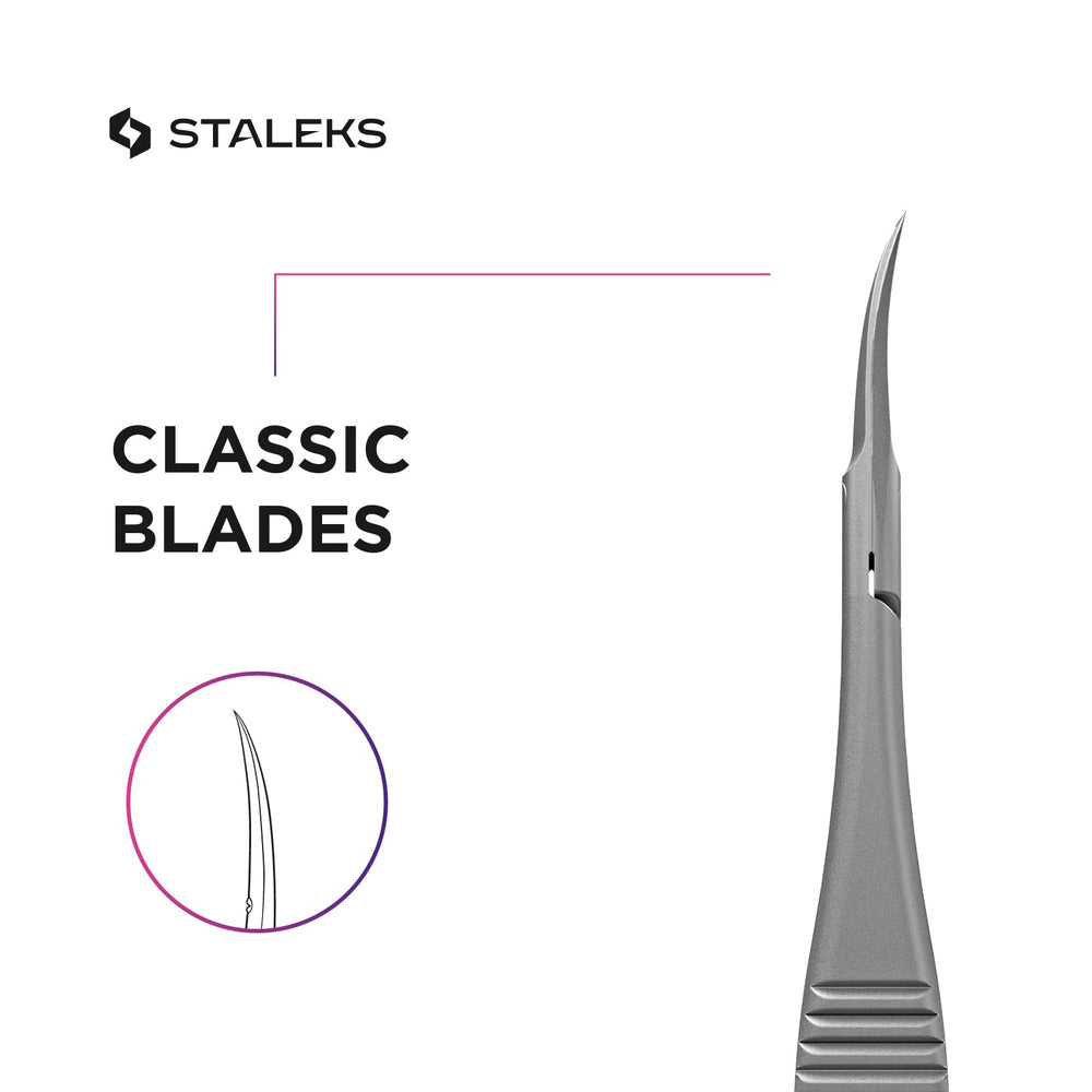 Staleks Pro Expert 90, sterilisable et durable resiste a la corrosion.