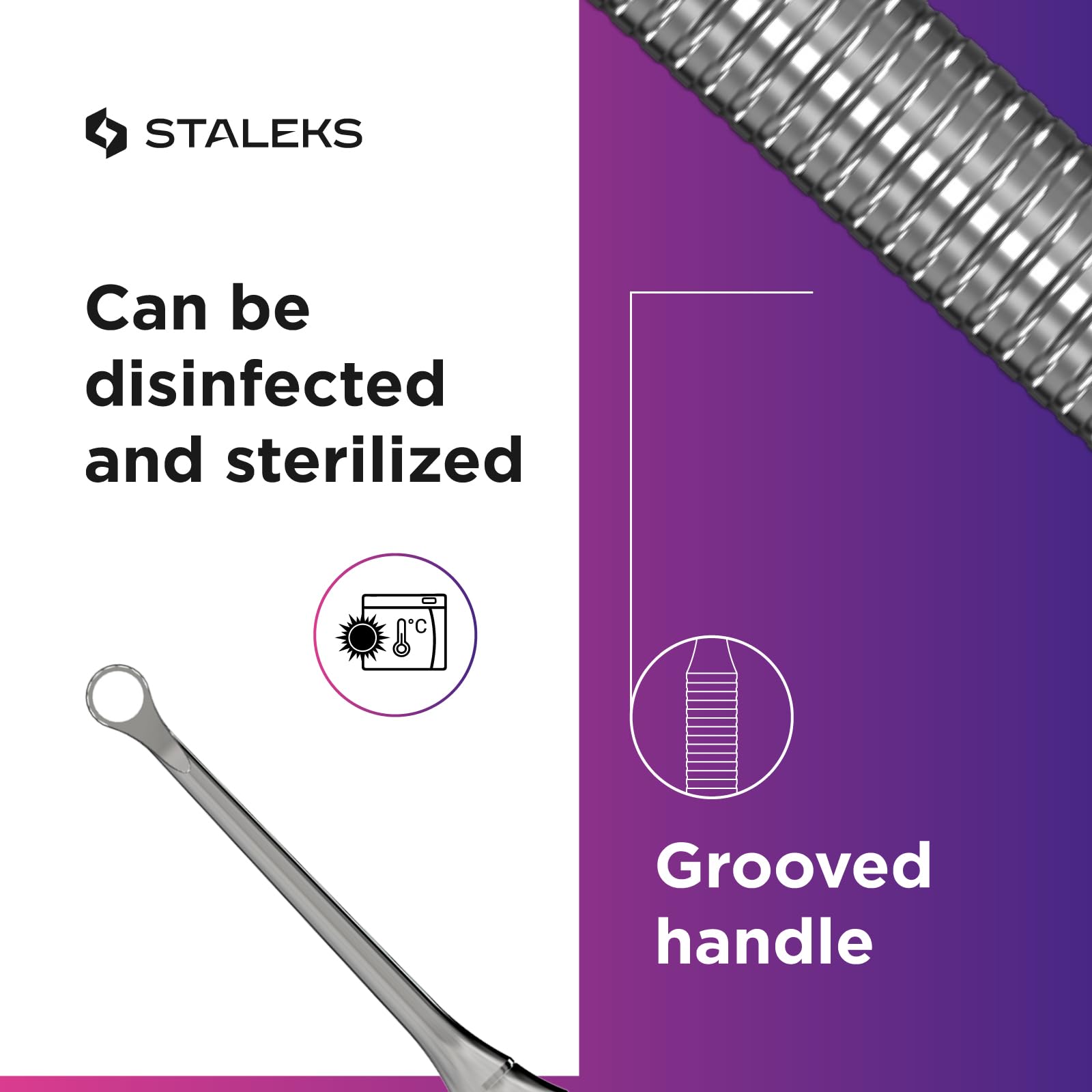 STALEKS PRO Nettoyage facile et stérilisation après chaque utilisation
