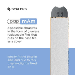 Staleks Pro papmam Expert22 – bords doux en papier écologique pour sécurité.