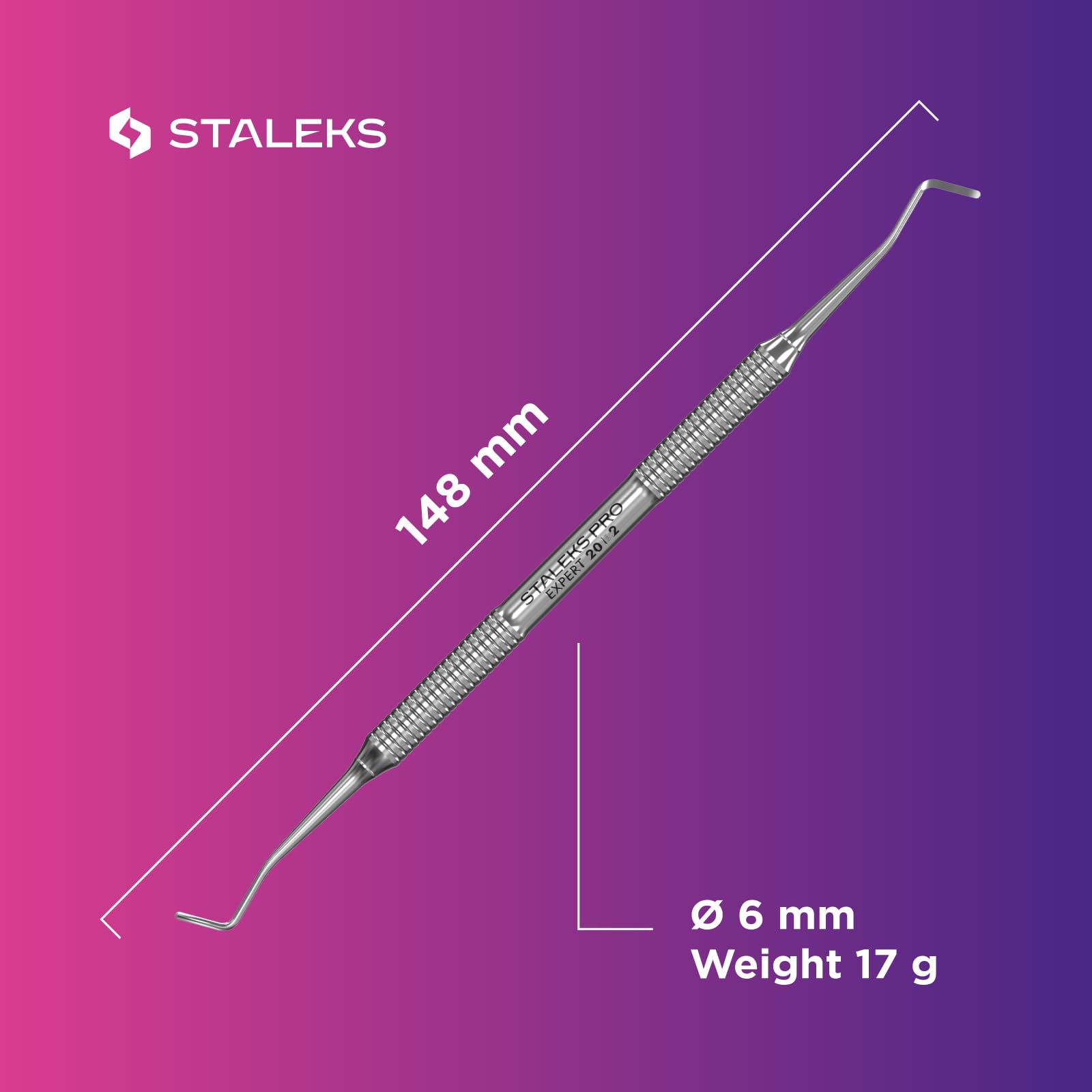Curette Staleks Pro – double-face polyvalent pour callosités précises.