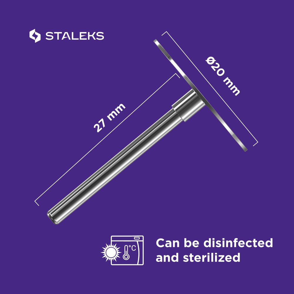 Conception professionnelle Staleks Pododisc pour pédicure soignée et efficace.