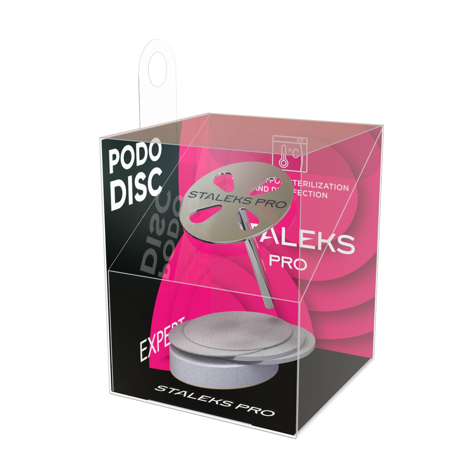 Staleks Pro Pododisc avec fichiers jetables pour pédicure propre et efficace.