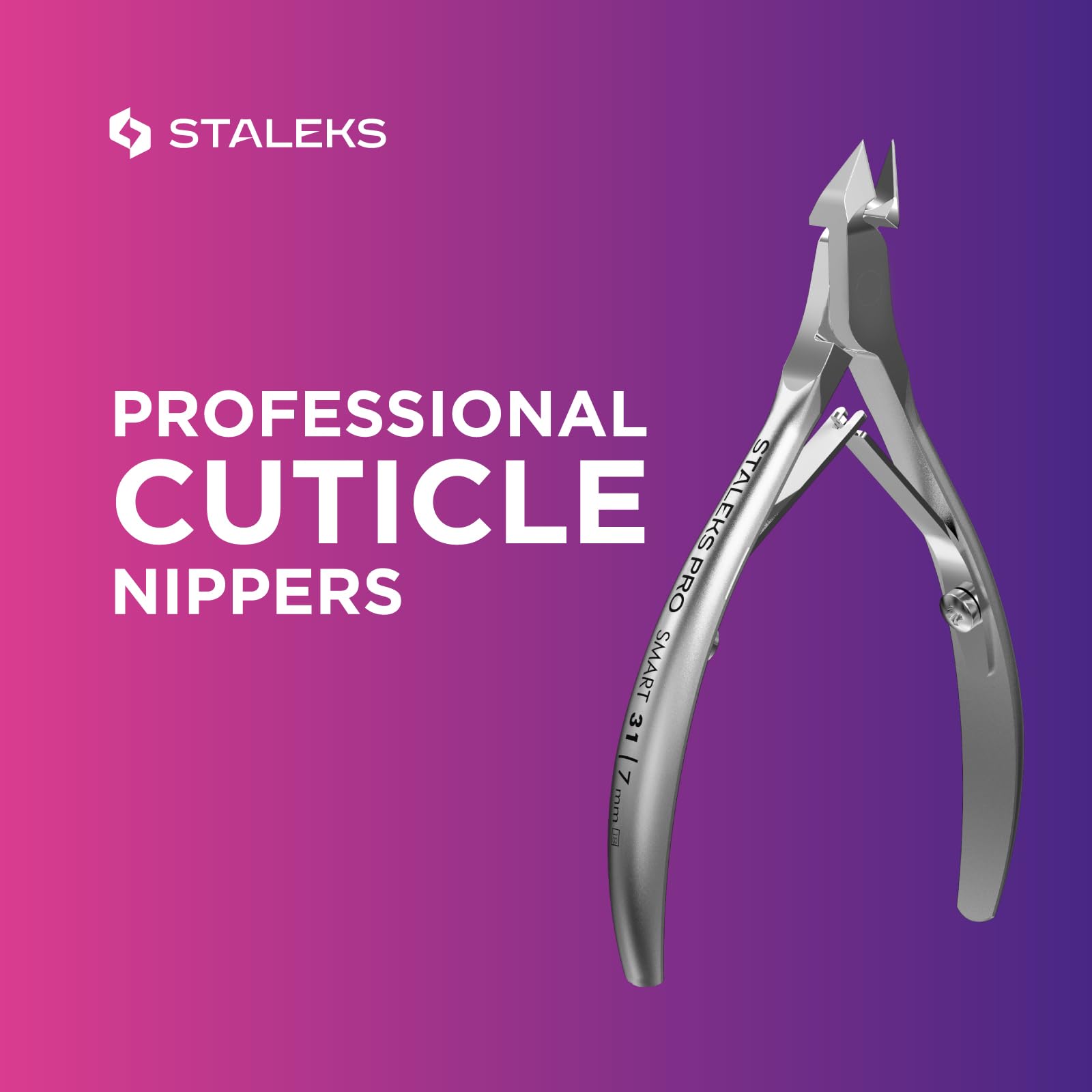 Staleks Pro SMART 31 – mécanisme à ressort double pour ouverture fluide.