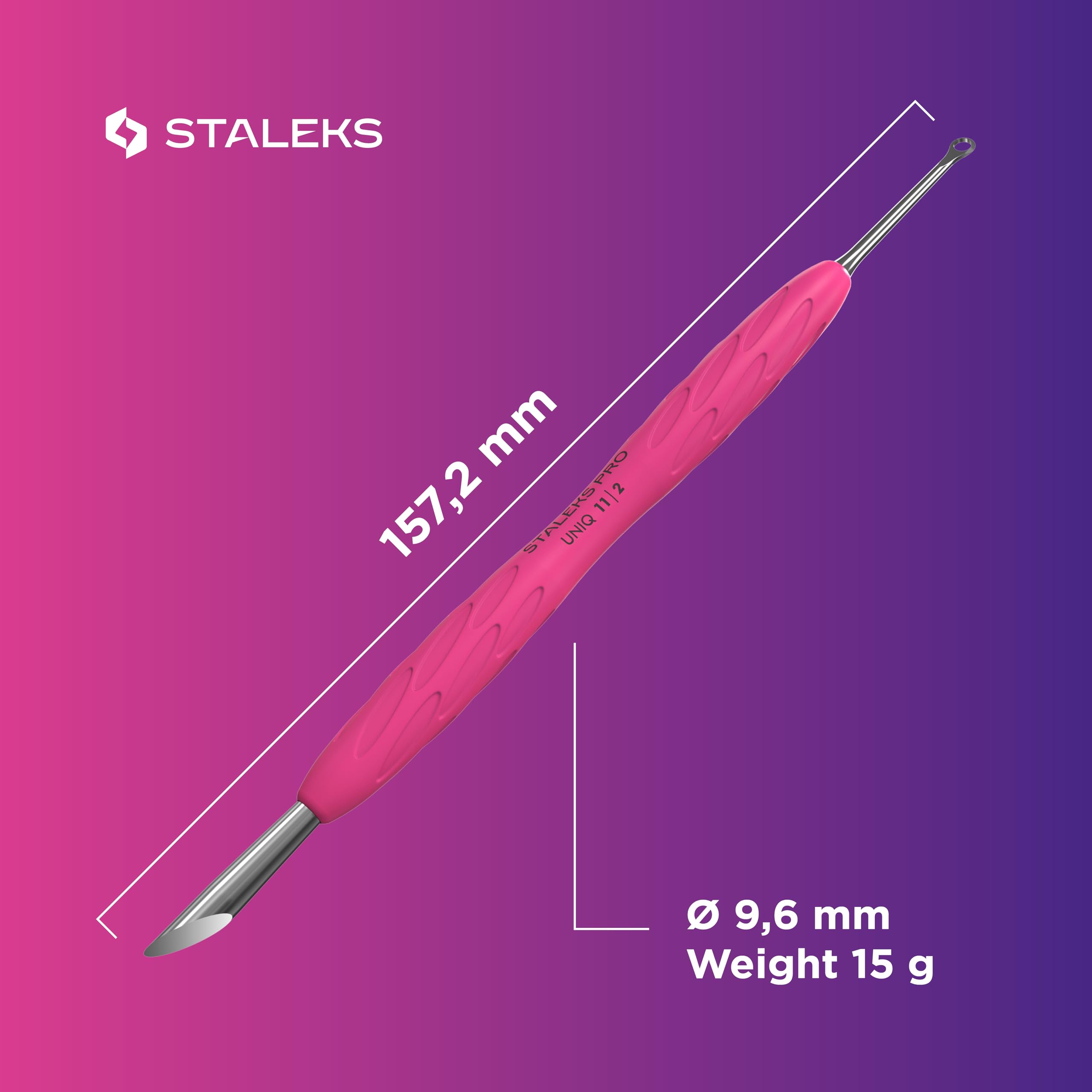 Staleks Pro uniq11 type2, hygiène optimisée: facilité de désinfection et réutilisation fiable.