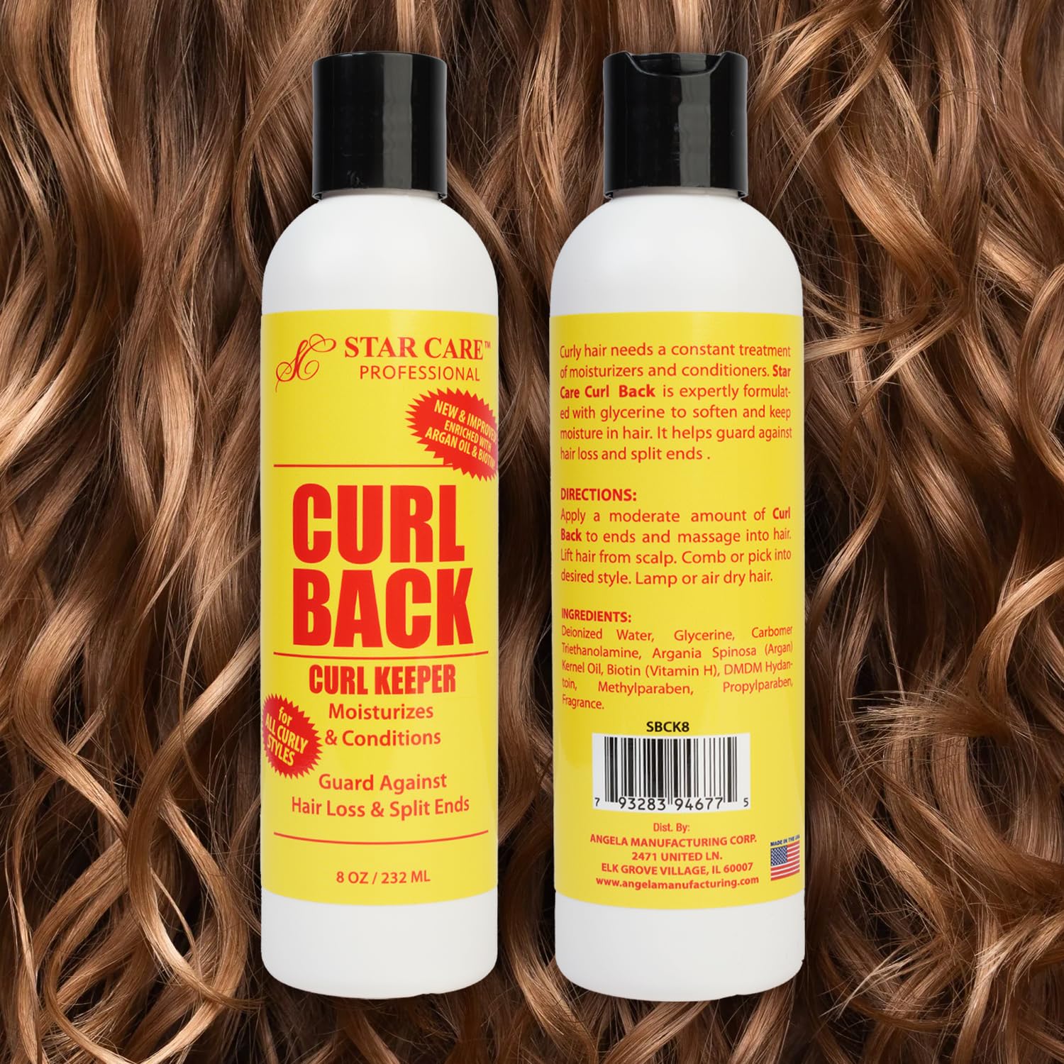 STAR CARE Curl Back soin léger pour cheveux bouclés qui brillent.