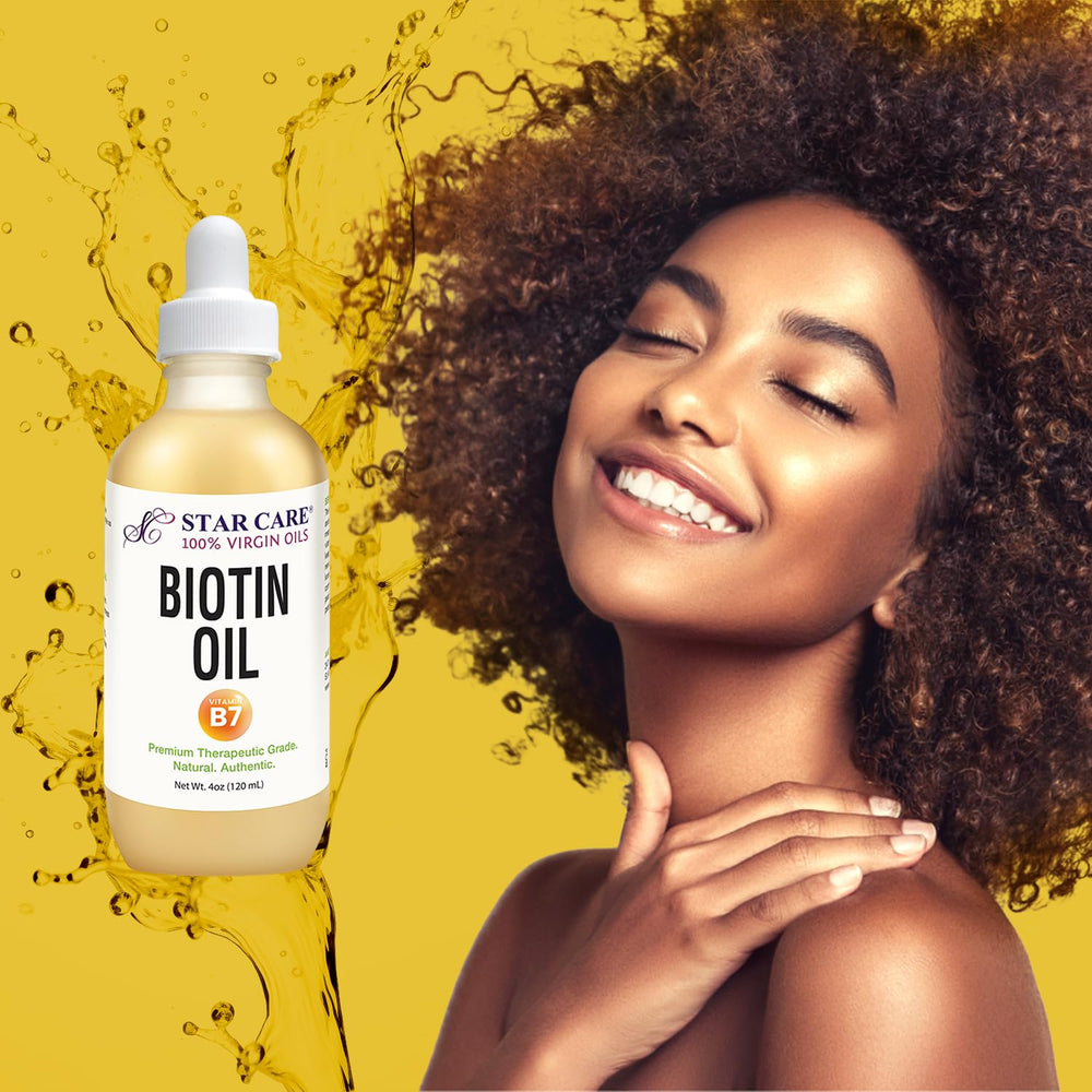 STAR CARE Huile Biotine pur — absorption rapide après l'application