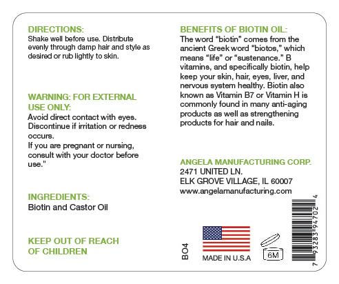 STAR CARE Huile Biotine pur — emballage minimaliste et pratique