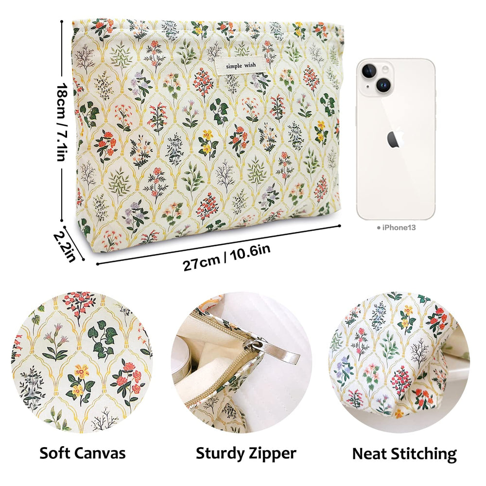 Pochette STARDW rangement accessoires beauté, organisation pratique en déplacement