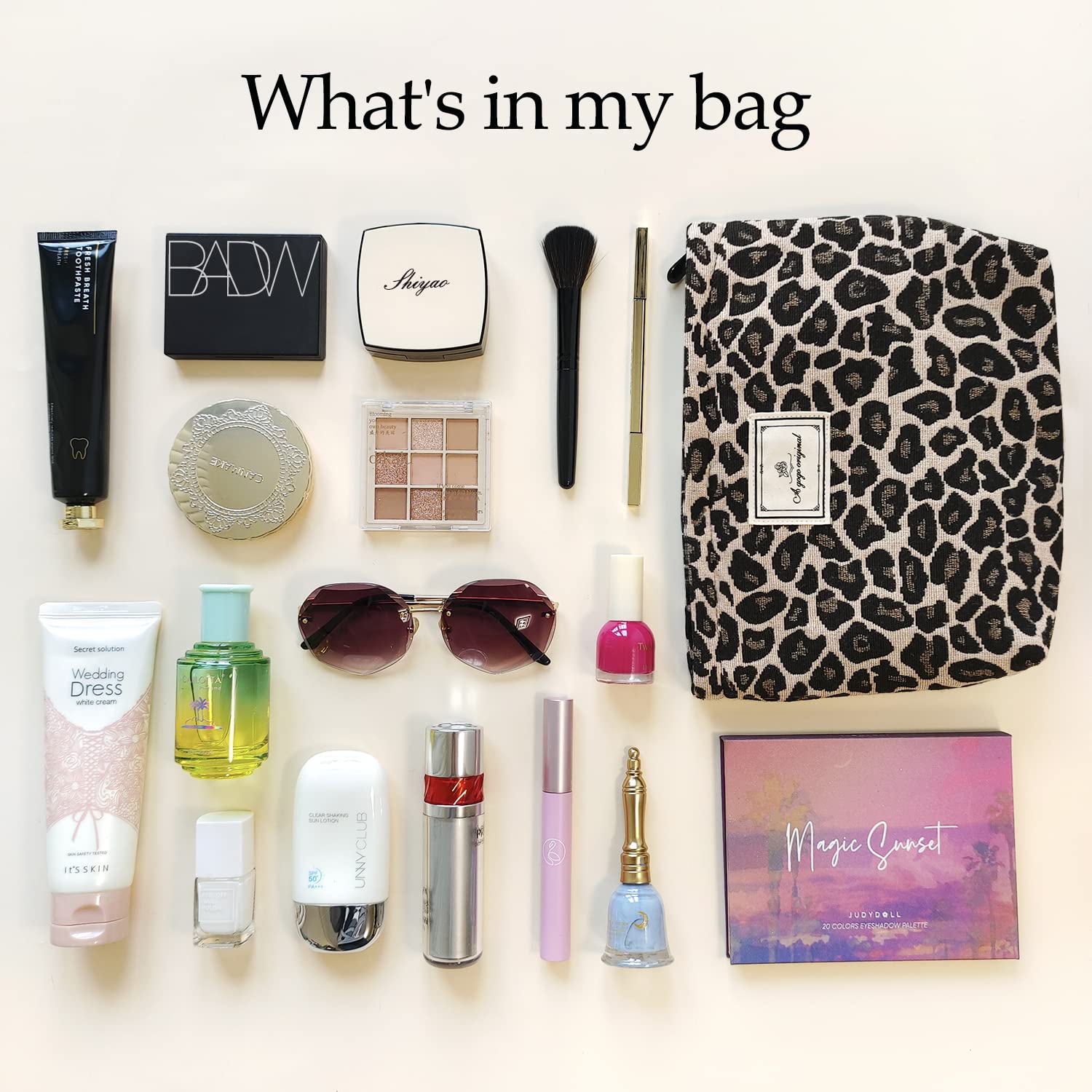 STARDW sac de voyage leopard brun, léger et compact pour vos essentiels.
