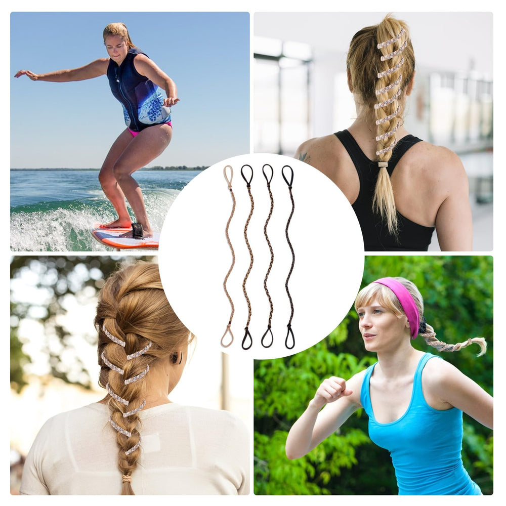 Starfa Lab serre-cheveux spiralé, fixation anti-éclatement lors du jogging et du vélo