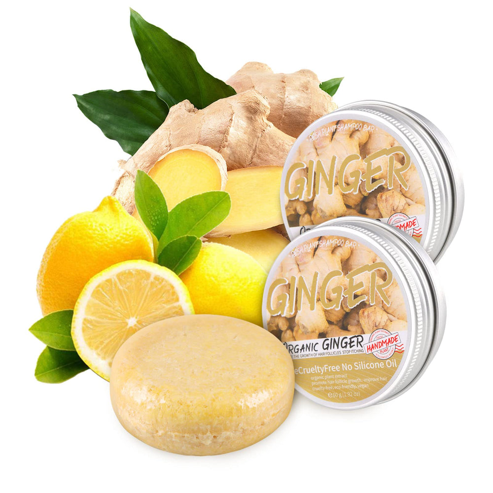 Starhig barre shampoing gingembre éclat, rafraîchit le cuir chevelu et apporte de la brillance naturelle.