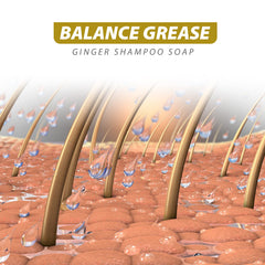 Starhig barre shampoing gingembre usage facile sur cheveux mouillés et mousse légère.