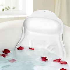 Starotatess coussin bain silicone réglable offrant un soutien tête-nuque personnalisé.