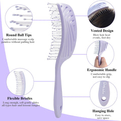 START MAKERS brosse detanglage ventilee prise ergonomique pour une prise en main confortable.