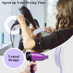 Brosse START MAKERS detanglage ventilee usage humide adaptée cheveux mouillés.