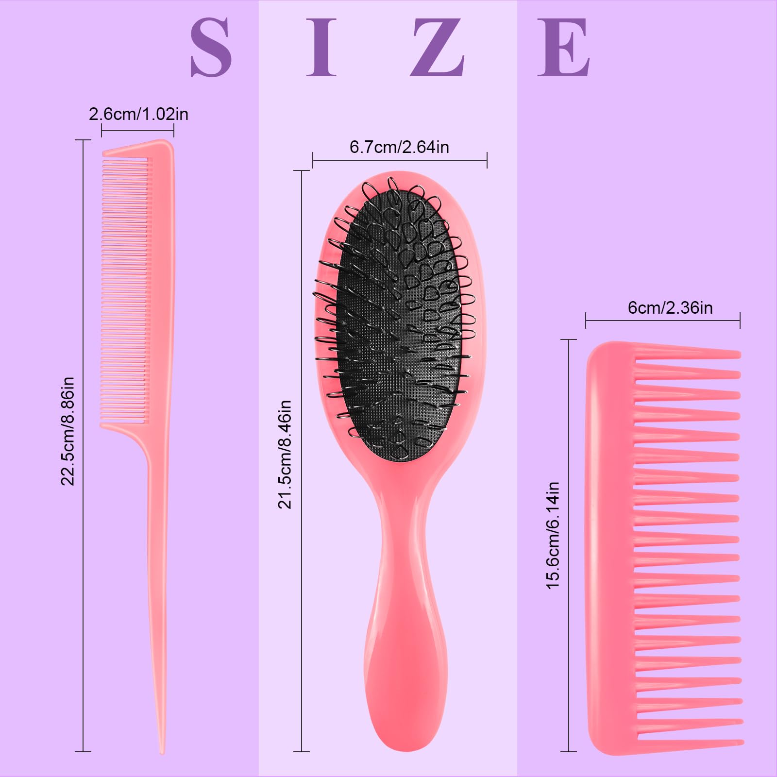 START MAKERS brosse-perruque légère et portable styling rapide.