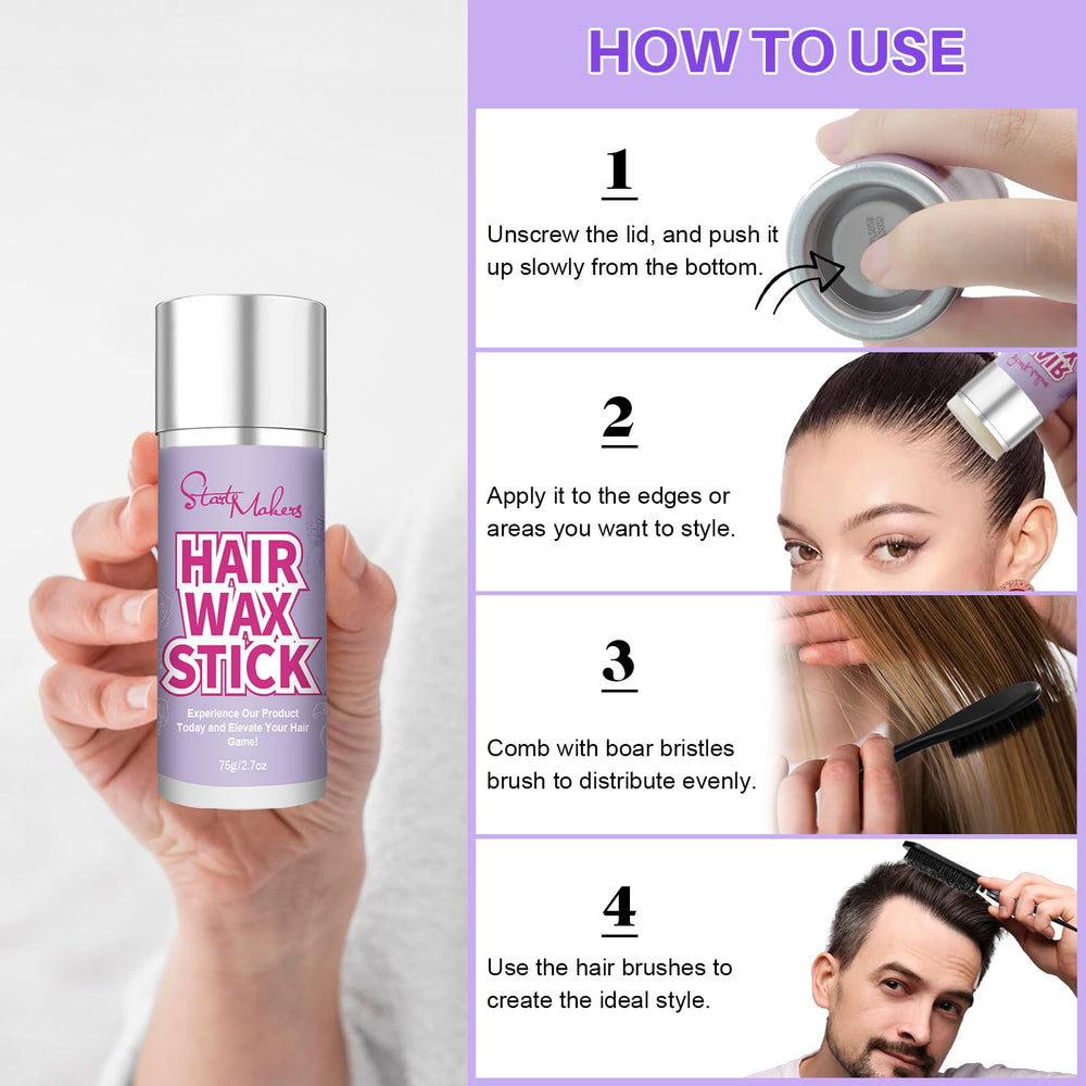 START MAKERS brosse mini poils de sanglier: finition lisse et distribution des huiles.
