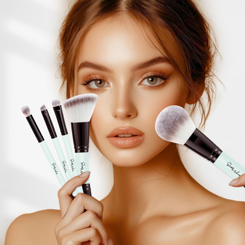 Trousse de transport START MAKERS pour pinceaux de maquillage en voyage.