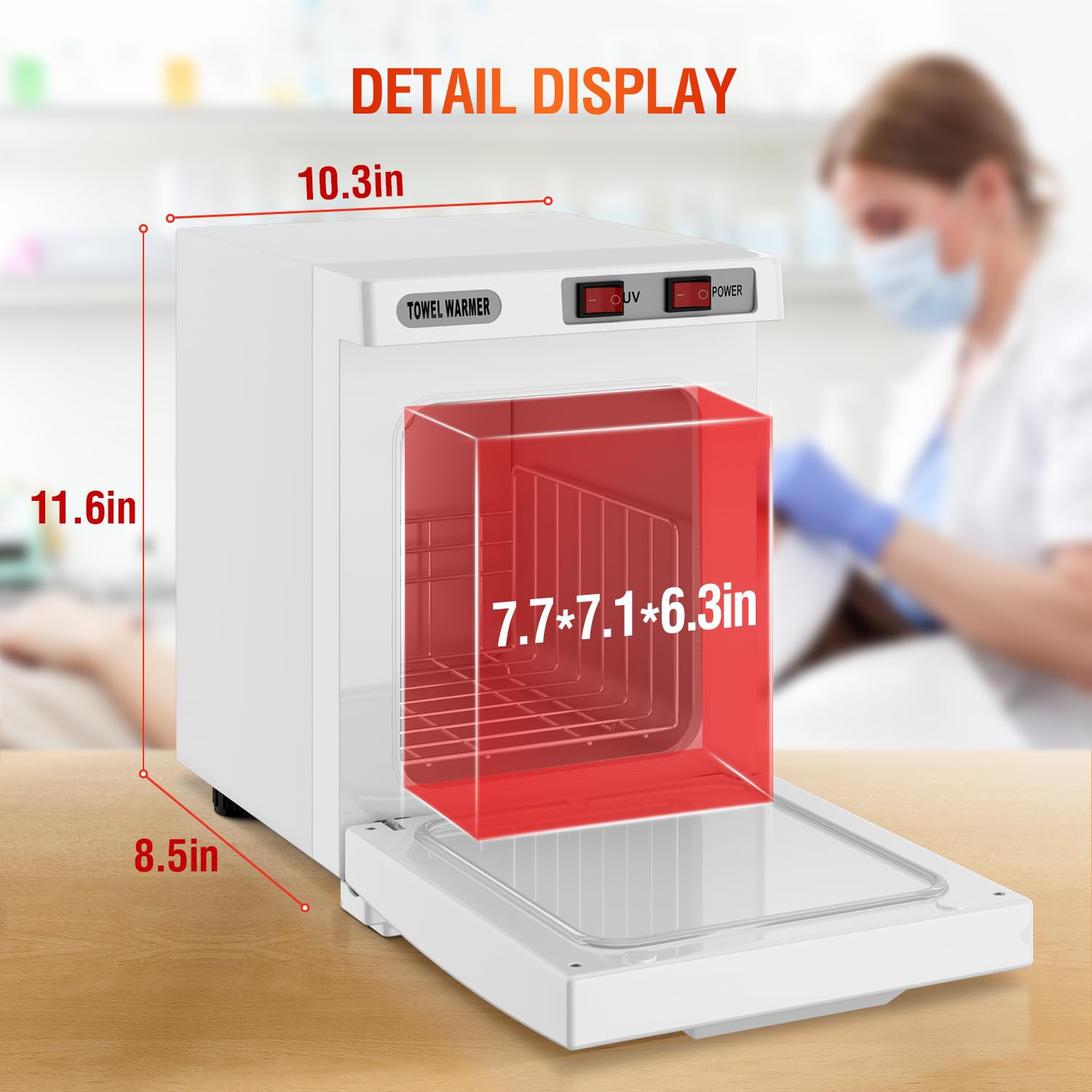 StateRiver Chauffe-serviettes 5L, utilisations spa et salon possibles