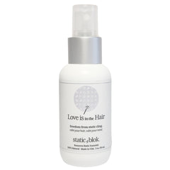 Static Blok: Bouteille anti-statique de 2 oz pour cheveux et perruques.