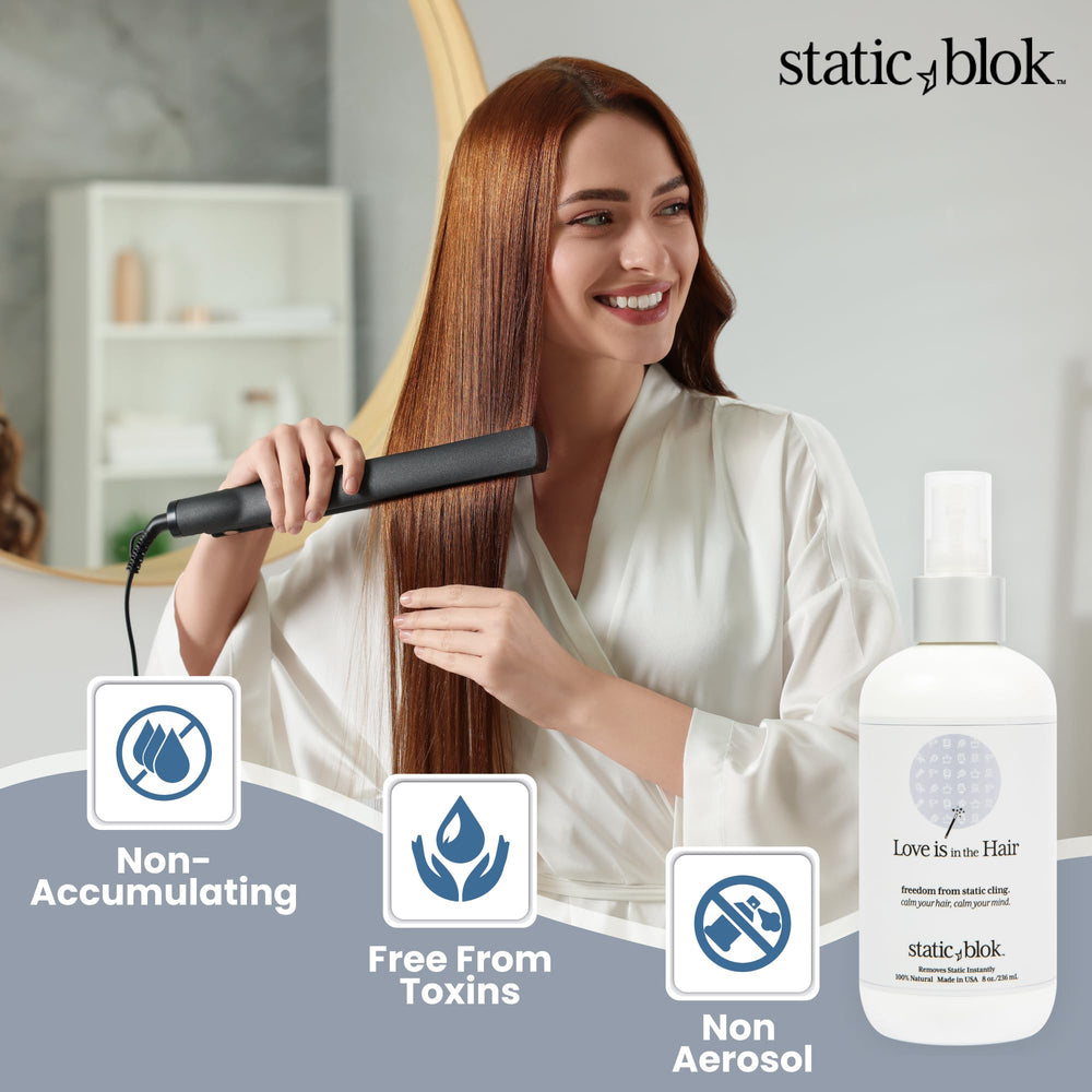 Static Blok usage sur vêtements et accessoires pour éviter la statique.