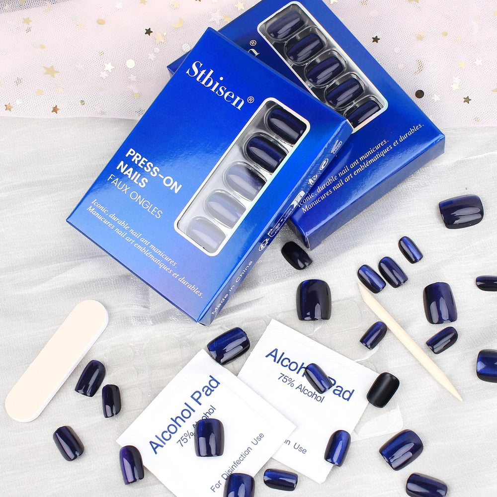 Stbisen colle ongles incluse pour une tenue durable.