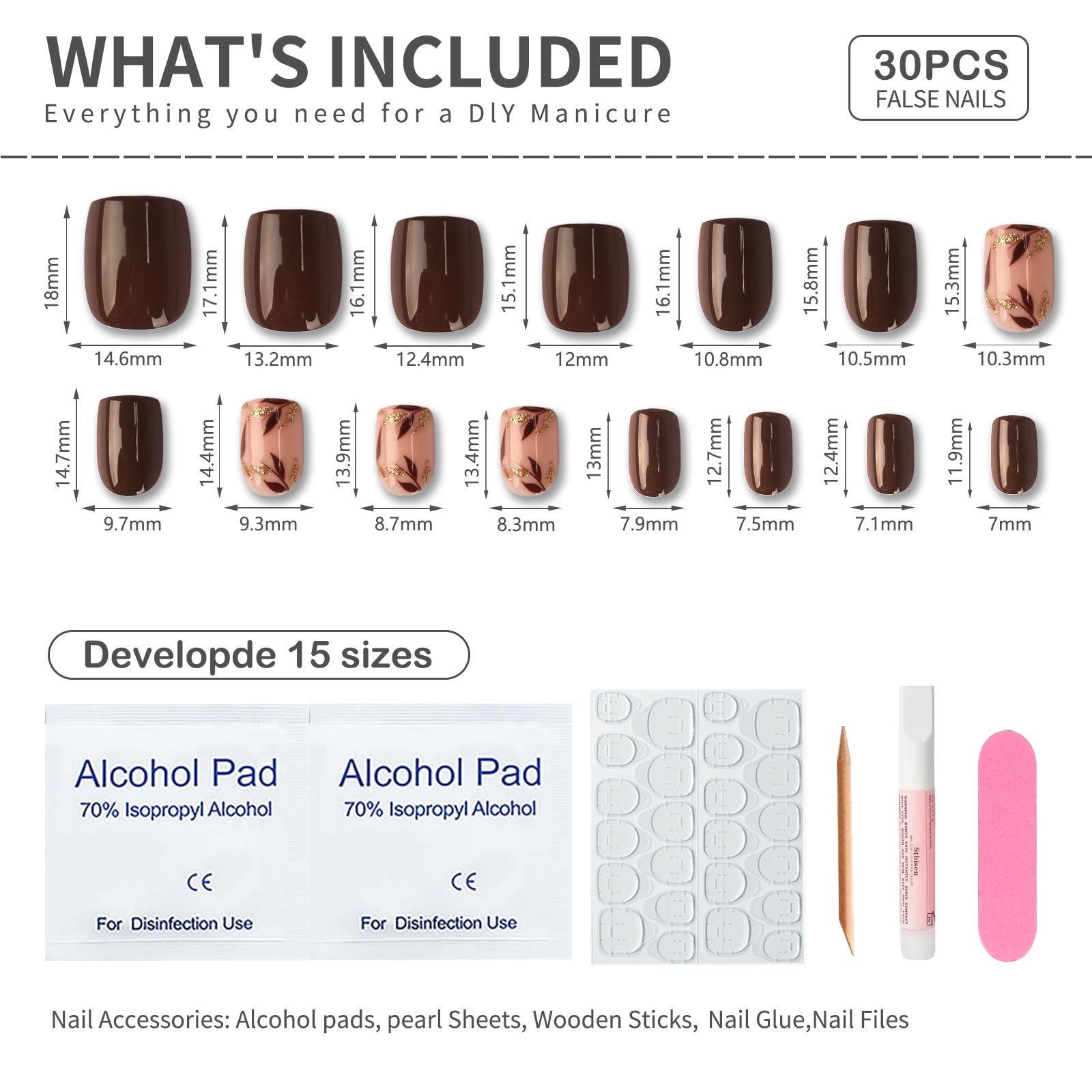 Kit accessoires Stbisen pour ongles, prêt à l emploi à domicile