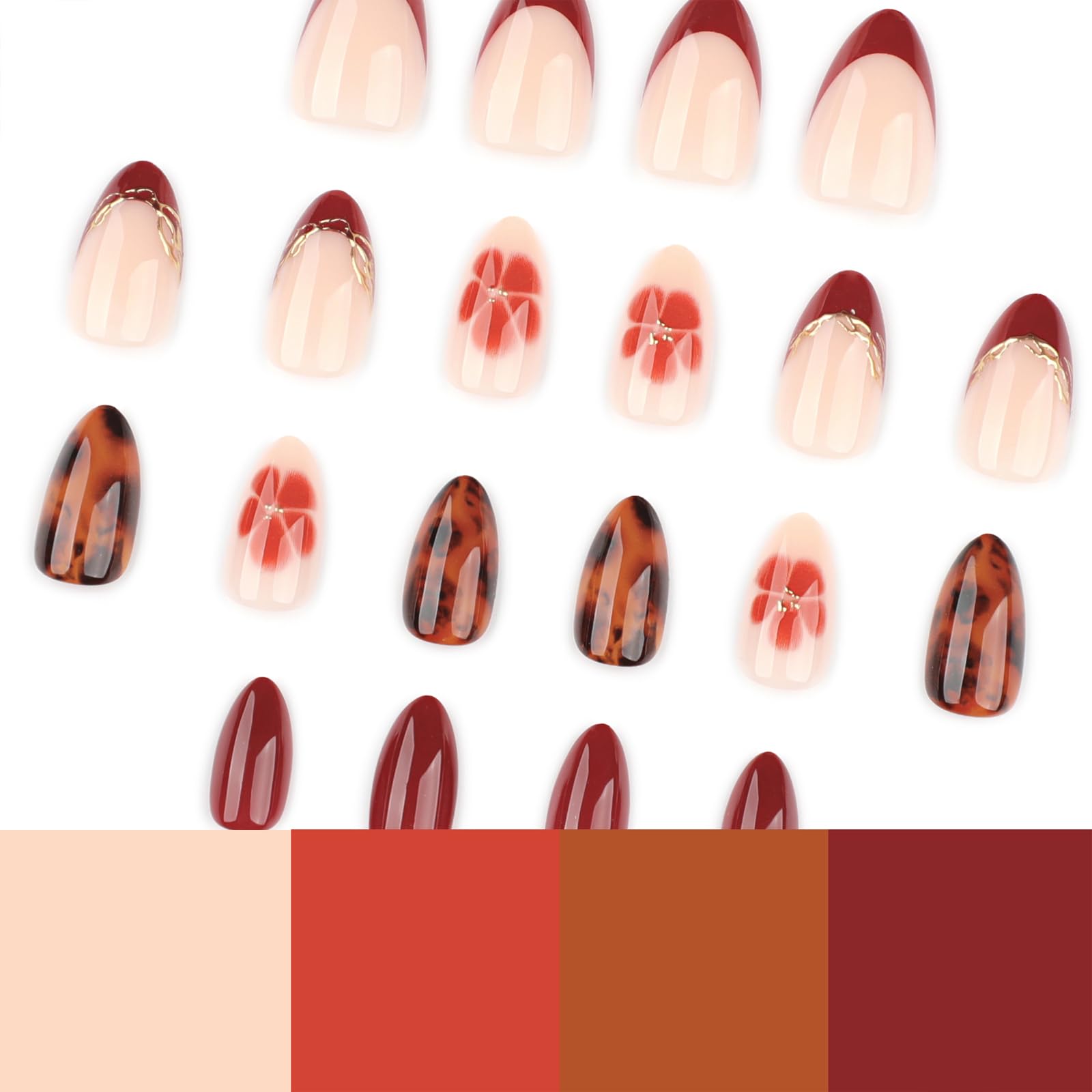 Ongles nude brun stbisen pour un look discret au quotidien.