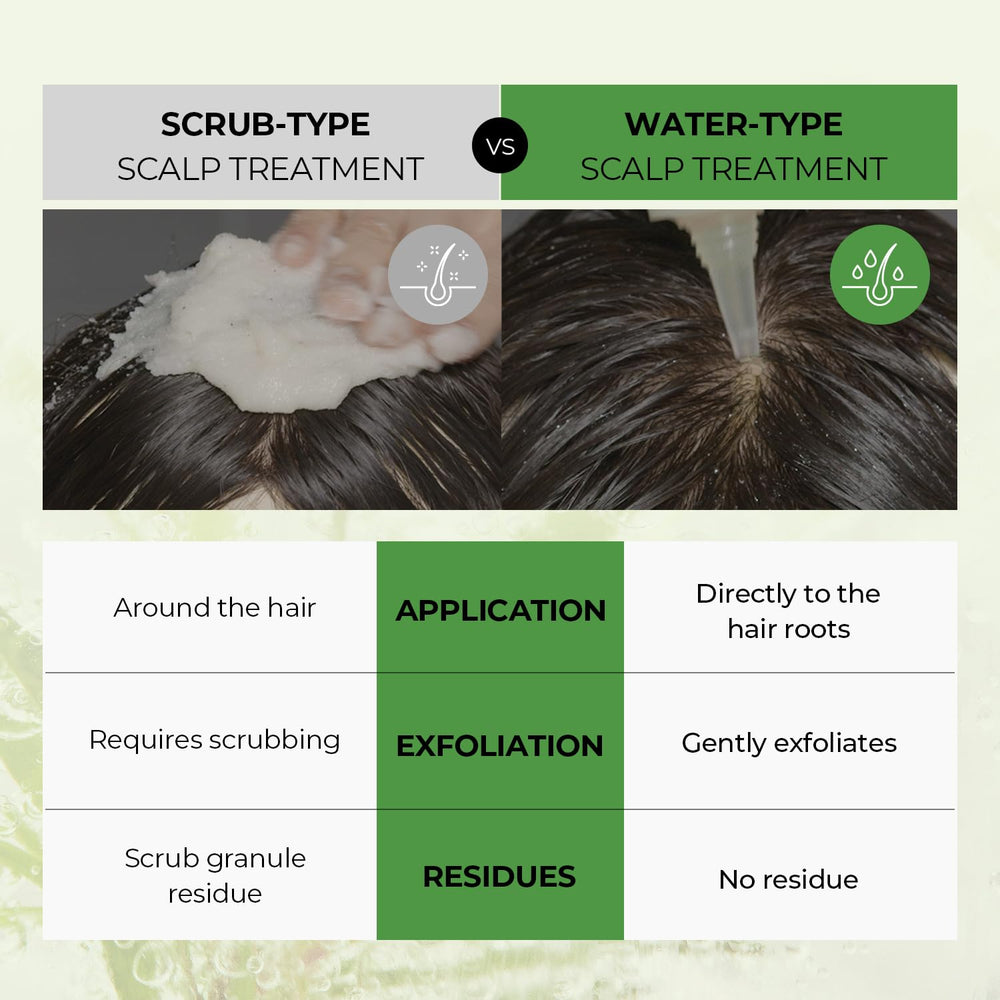 STEAMBASE Tea Tree Scalp Water Scaler, ingrédients naturels pour une routine capillaire plus légère.