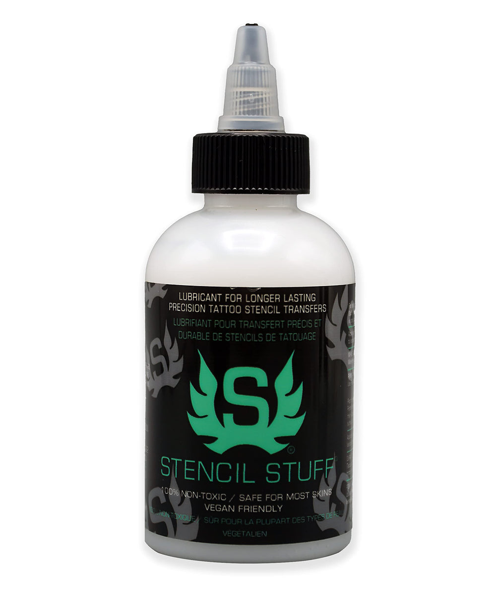 Stencil Stuff Gel de pochoir 4oz, application nette pour des transferts précis.
