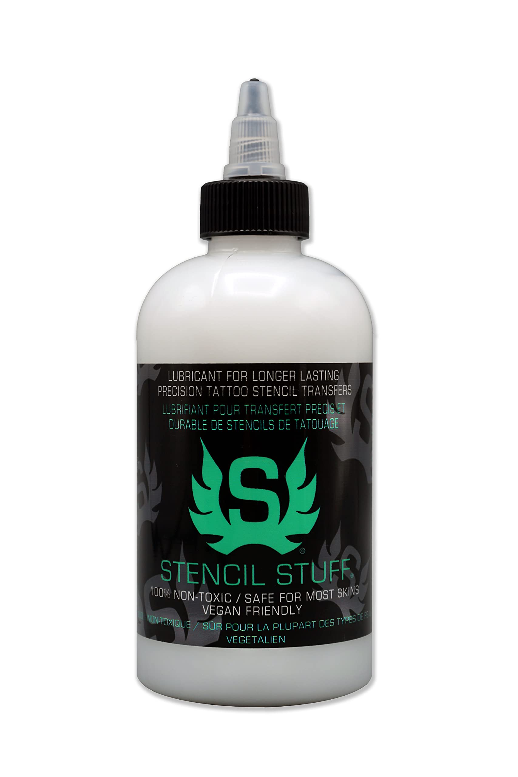Stencil Stuff gel transfert pochoir tatouage 8oz: transfert propre et précis sur la peau.