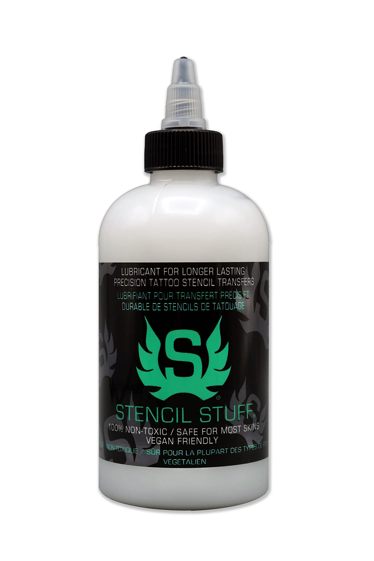 Stencil Stuff gel transfert pochoir tatouage 8oz: transfert propre et précis sur la peau.