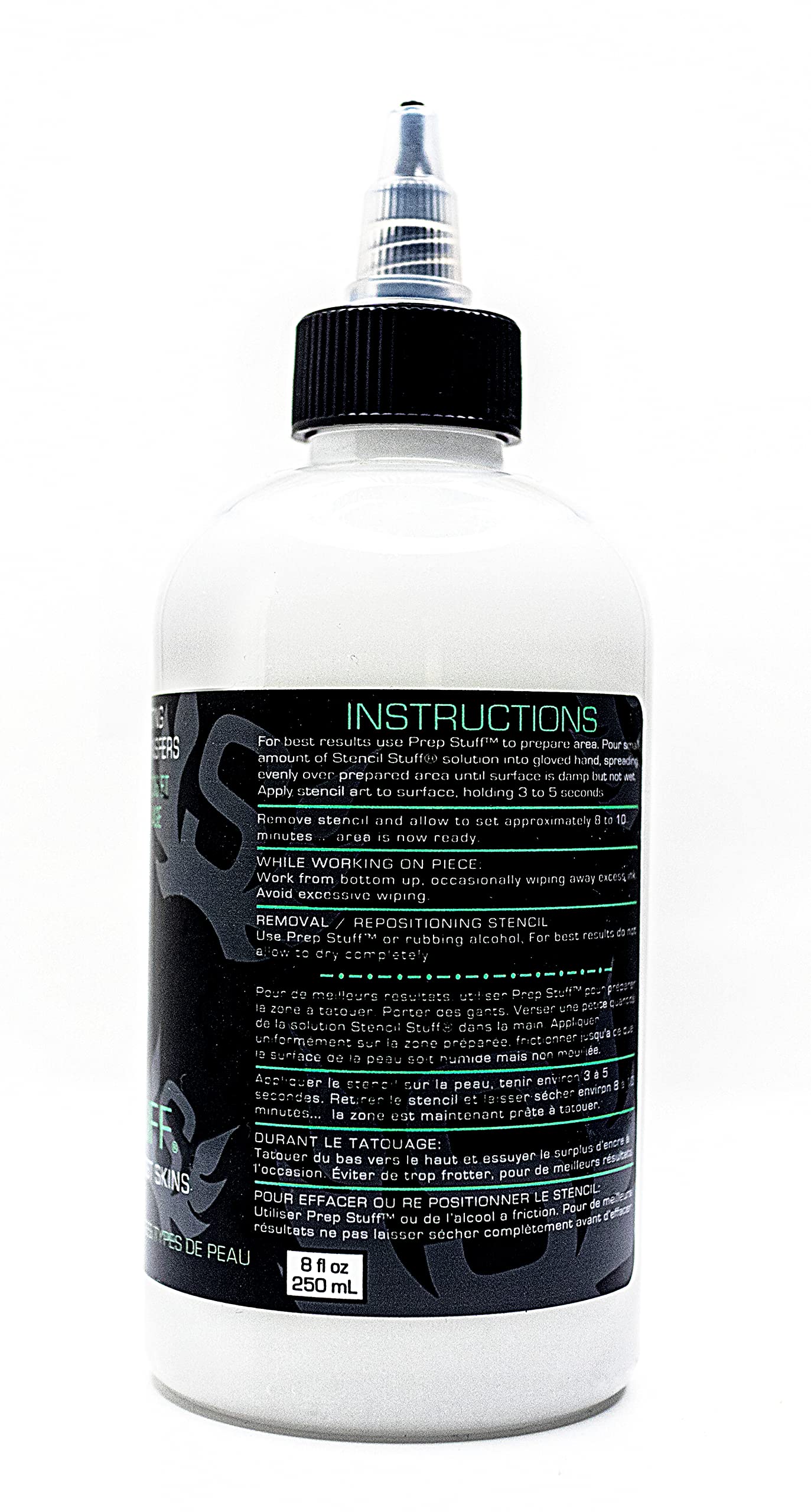 Stencil Stuff solution transfert pochoir anti-trace: adhérence fidèle et réduction des bavures.