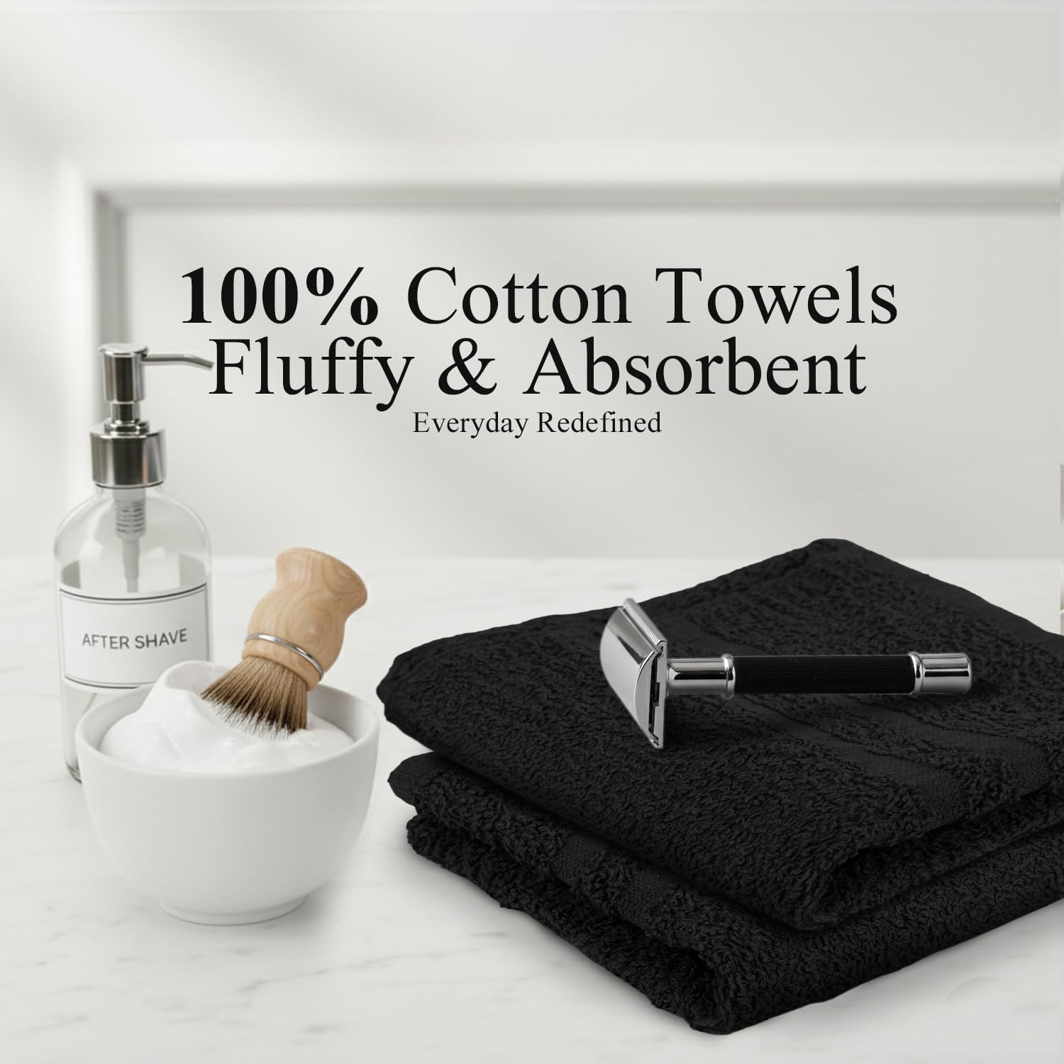 STF Linen serviettes visage et mains absorbantes, douceur au quotidien.