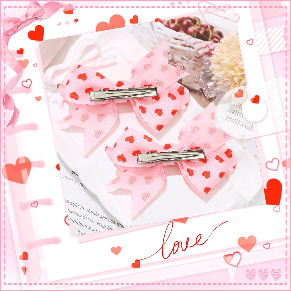 STGDAK Coiffure fête cœur rose Valentine, accessoire charmant pour occasions