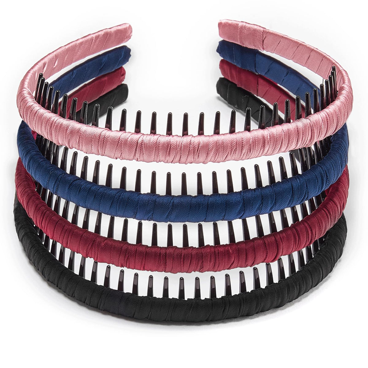 STHUAHE serre-tête résine multicolore avec dents, confort durable pour le quotidien.