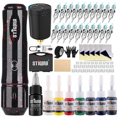 STIGMA tatouage sans fil stylo-pistolet et batterie 1400mAh, pratique.