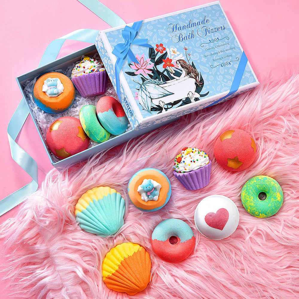 Boules de bain forme cube STNTUS INNOVATIONS couleurs éclatantes et ambiance spa