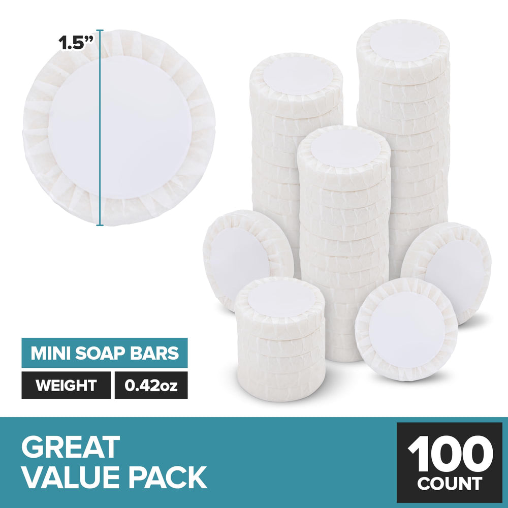 Lot en gros Stock Your Home de 100 barres, pratique pour hôtels et chambres d’hôtes.