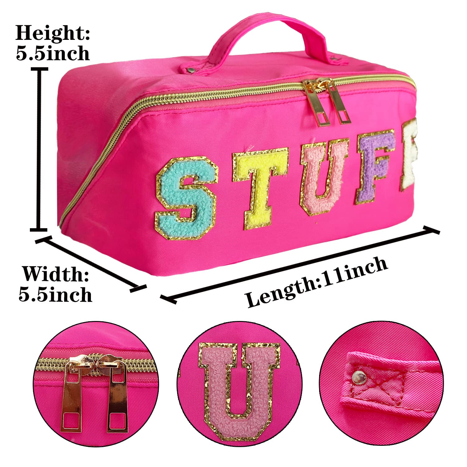 STOMKIRE Preppy Bag cadeau idéal pour filles et femmes cherchant un rangement élégant.