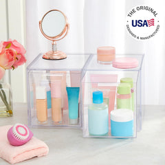 STORi Audrey, organiseur vanity transparent optimisant l’espace et réduisant le désordre.