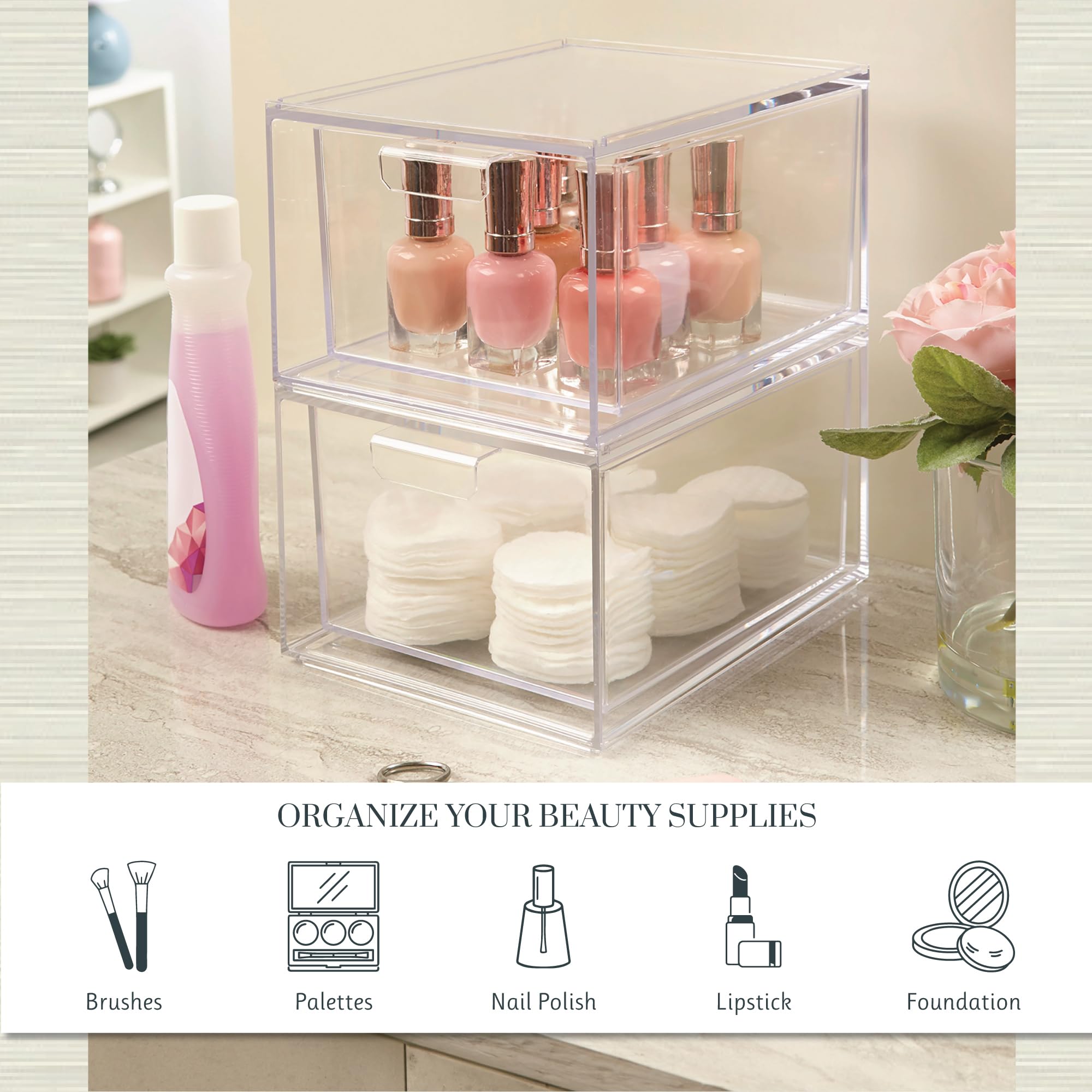 STORi Audrey rangement cuisine et outils dans tiroirs modulables