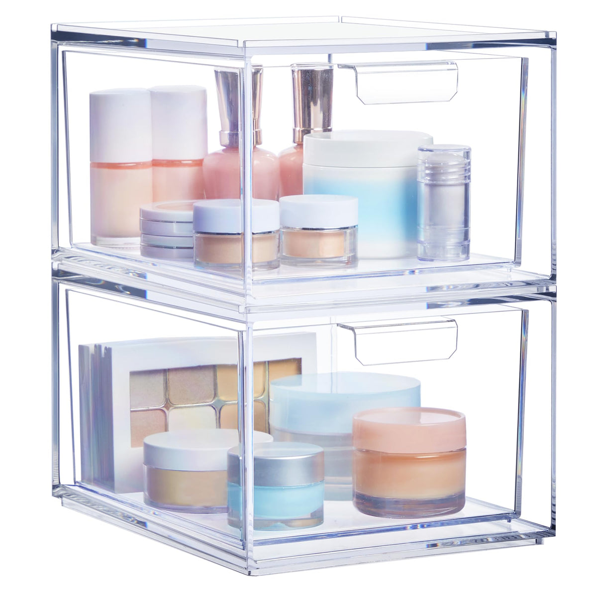 STORi Audrey tiroirs transparents empilables pour rangement visuel des cosmétiques