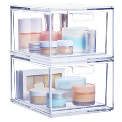 STORi Audrey tiroirs transparents empilables pour rangement visuel des cosmétiques